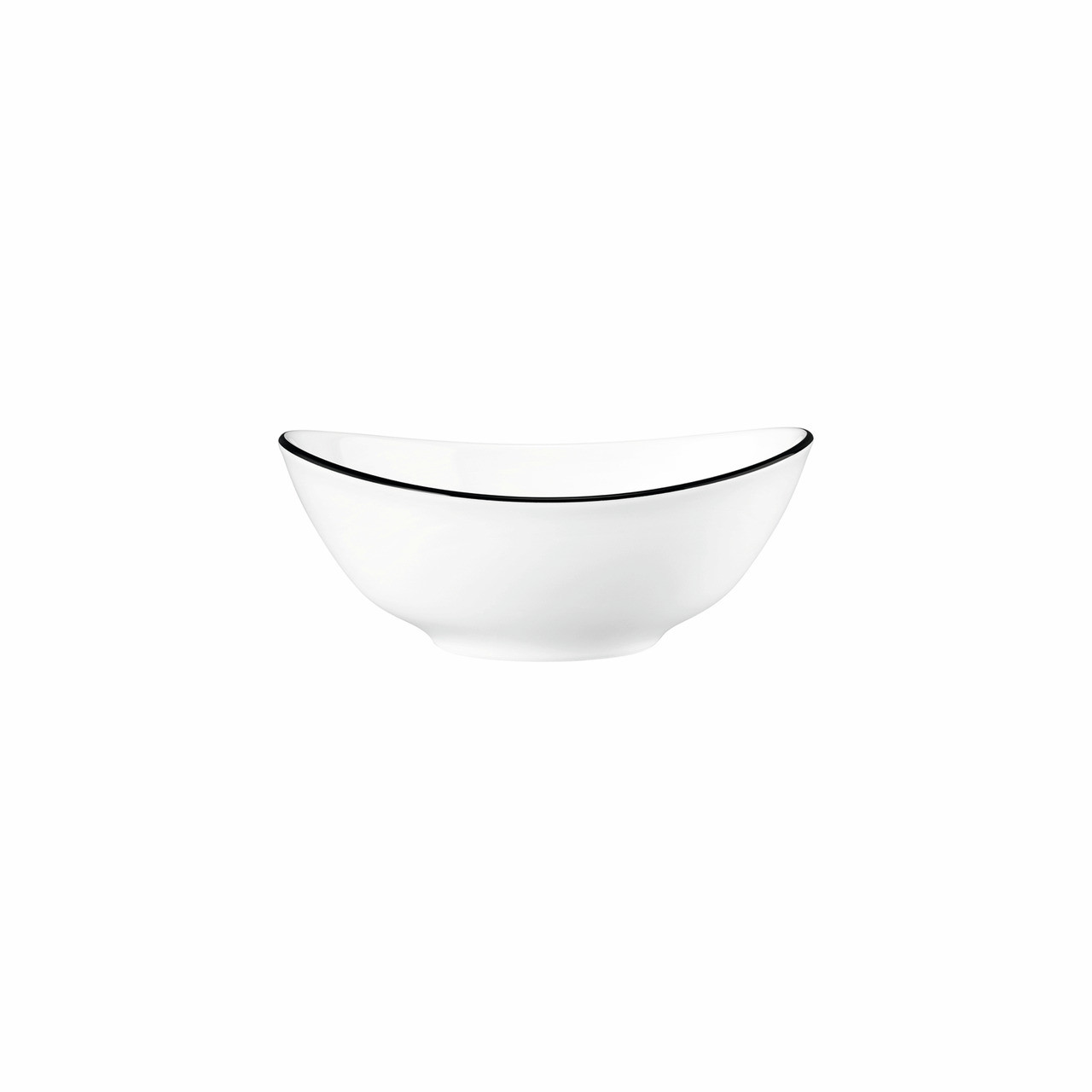 Modern Life, Suppenschale oval 155 x 135 mm / 0,42 l Black Line